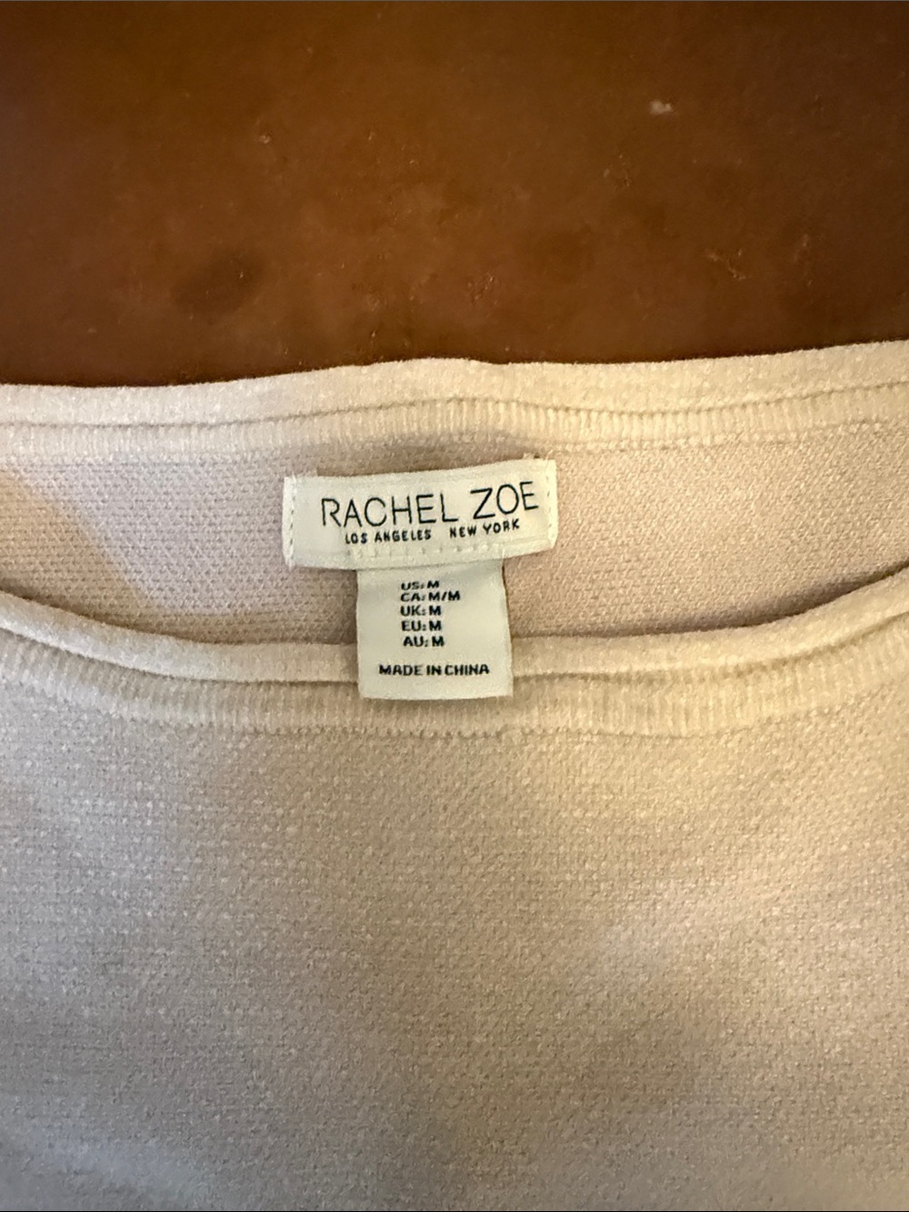 Rachel Zoe Wide-Leg Knit Pant Set in Light Beige - Picture 2 of 5